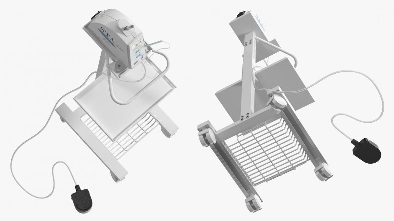 3D Single Tooth Anesthesia STA System on Stand model