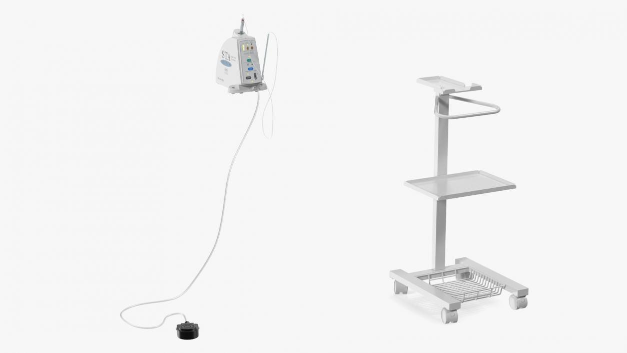 3D Single Tooth Anesthesia STA System on Stand model