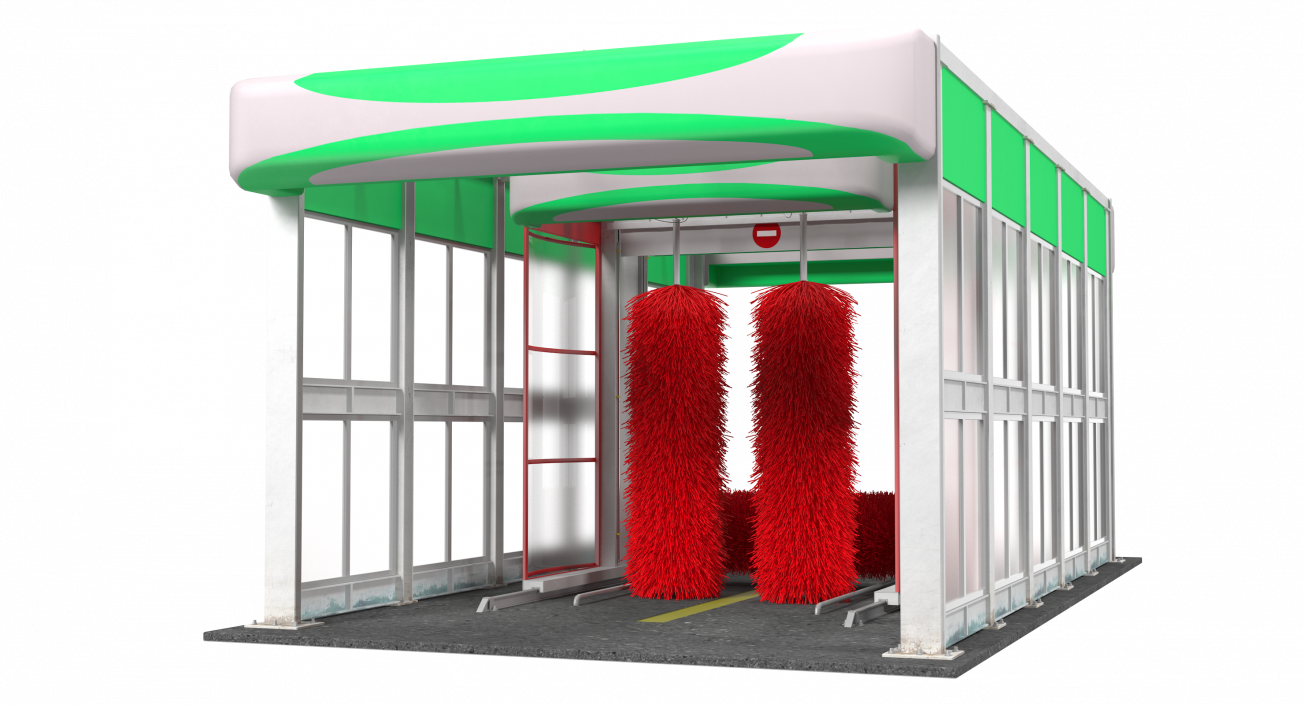 3D Automatic Vehicle Wash System Generic Fur