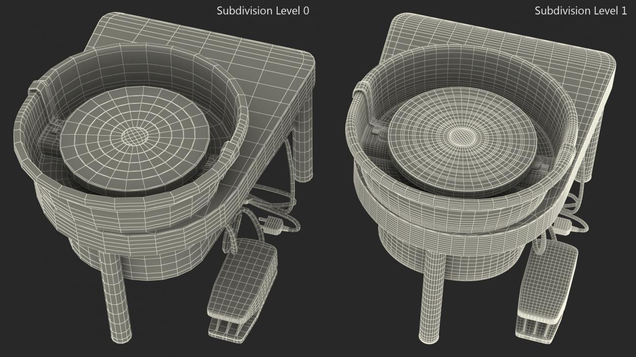 Electric Pottery Wheel 3D