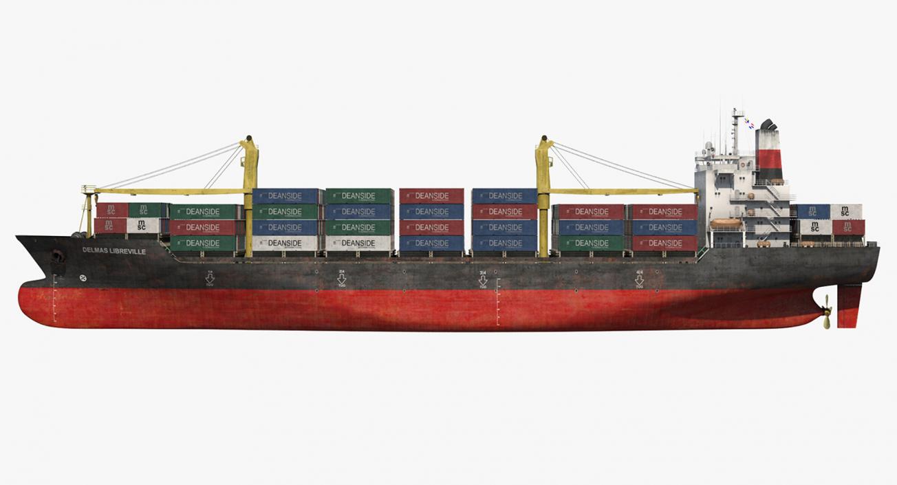 Cargo Ships Collection 3 3D model