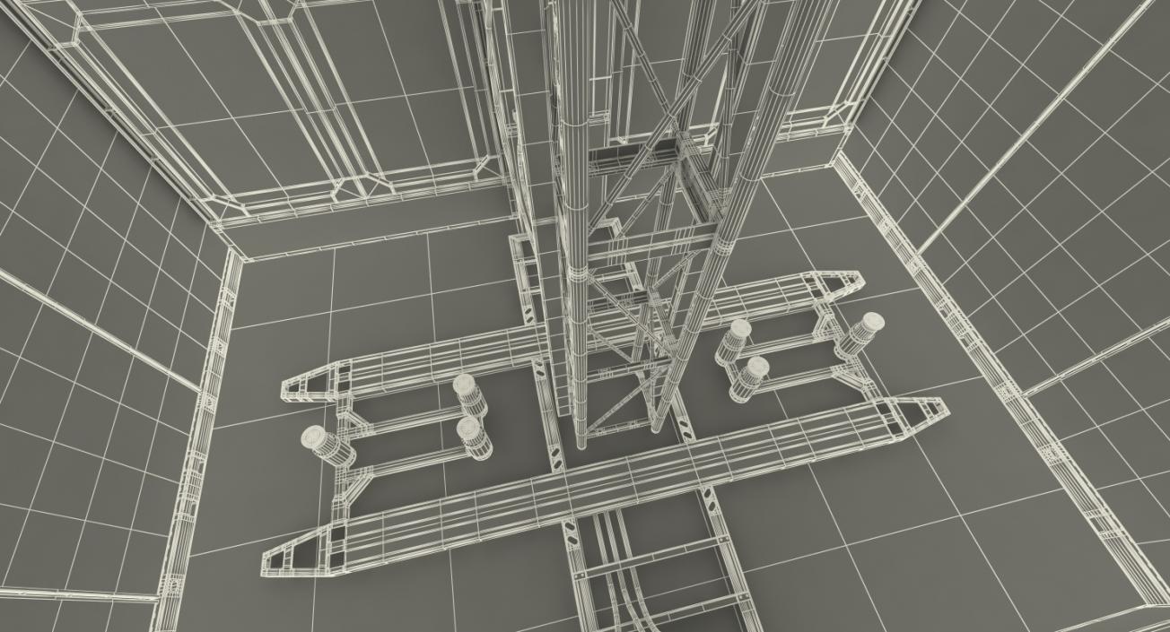 3D Heavy Duty Construction Lift model