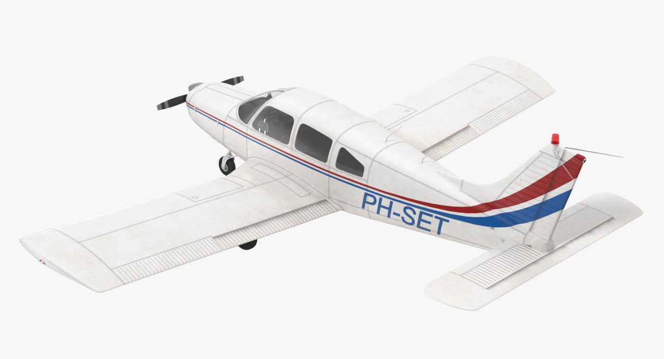 Civil Utility Aircraft Piper PA 28-161 Cherokee 3D