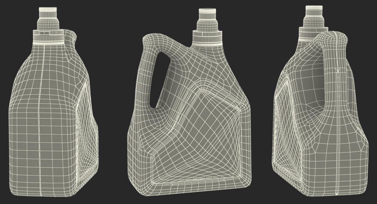 3D Generic Oil Bottle 4L