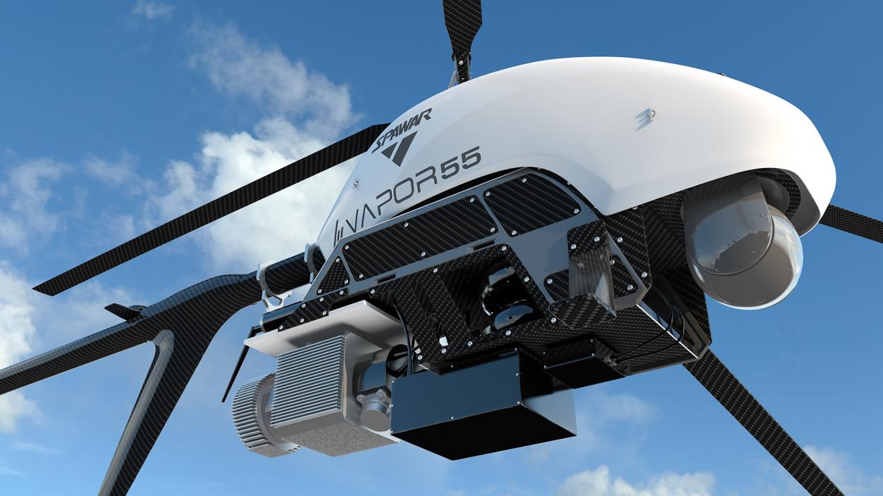 Vapor 55 Helicopter UAV Drone 3D model