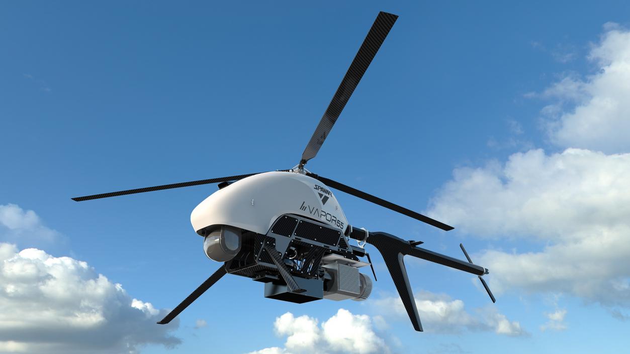 Vapor 55 Helicopter UAV Drone 3D model