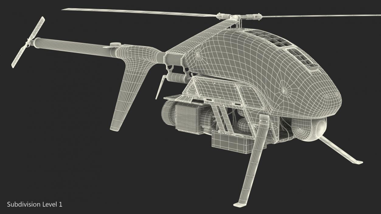 Vapor 55 Helicopter UAV Drone 3D model