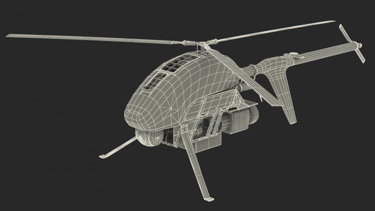 Vapor 55 Helicopter UAV Drone 3D model