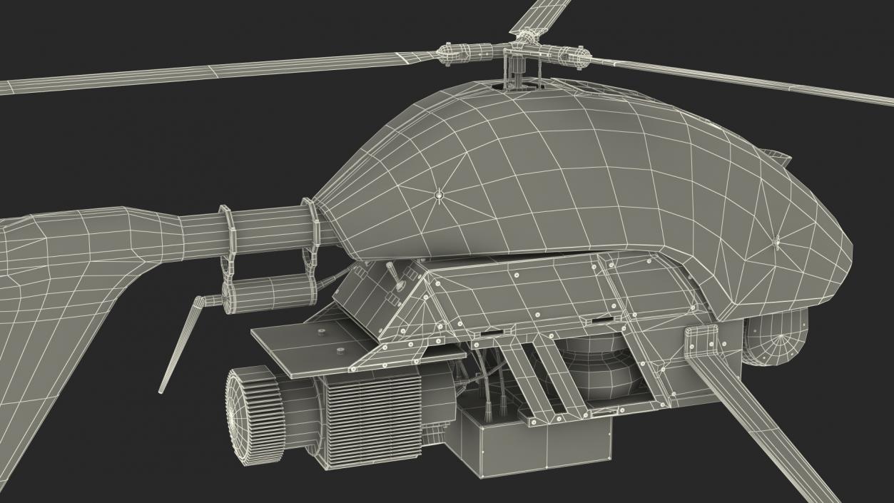 Vapor 55 Helicopter UAV Drone 3D model