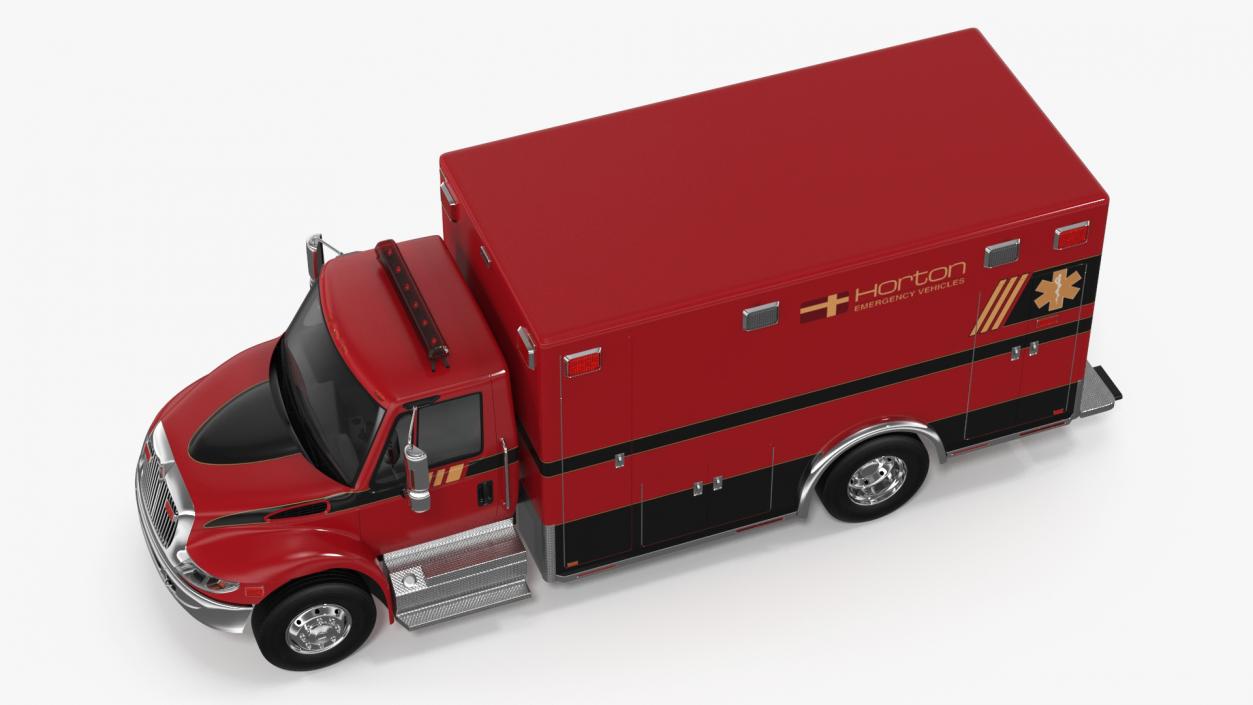 Durastar Medium Duty Ambulance Rigged 3D