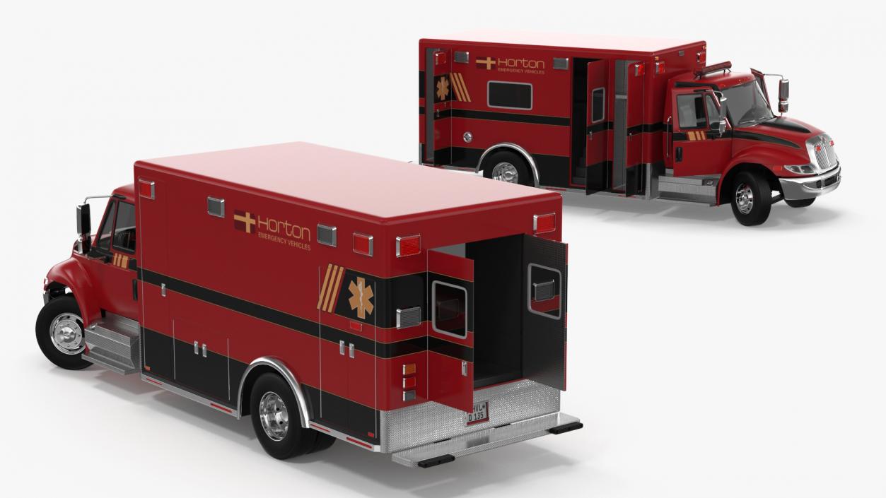 Durastar Medium Duty Ambulance Rigged 3D