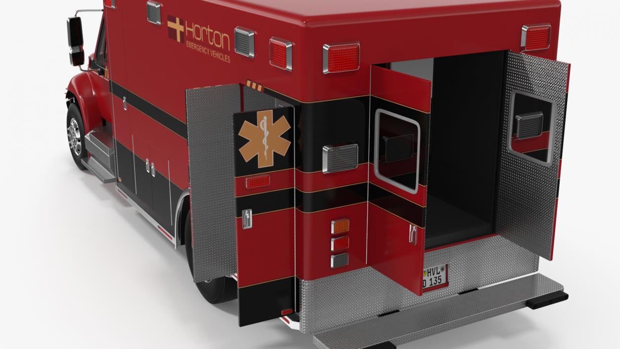 Durastar Medium Duty Ambulance Rigged 3D