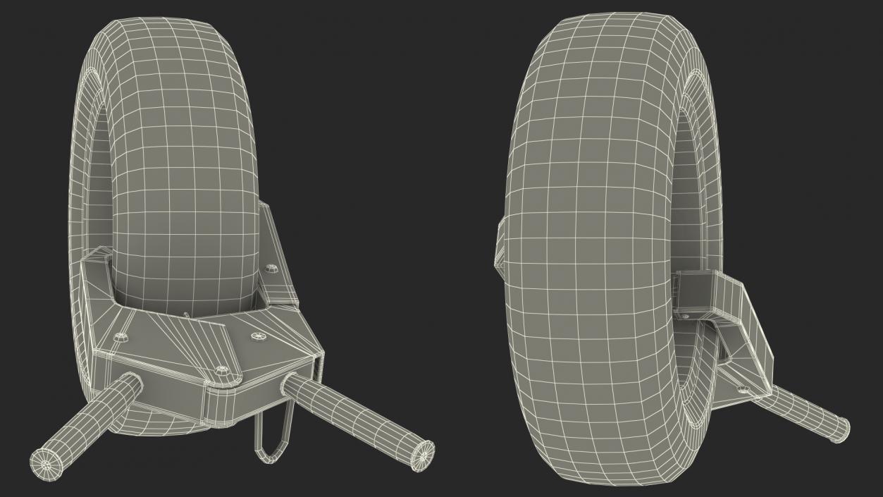 3D Security Tire Claw Boot model