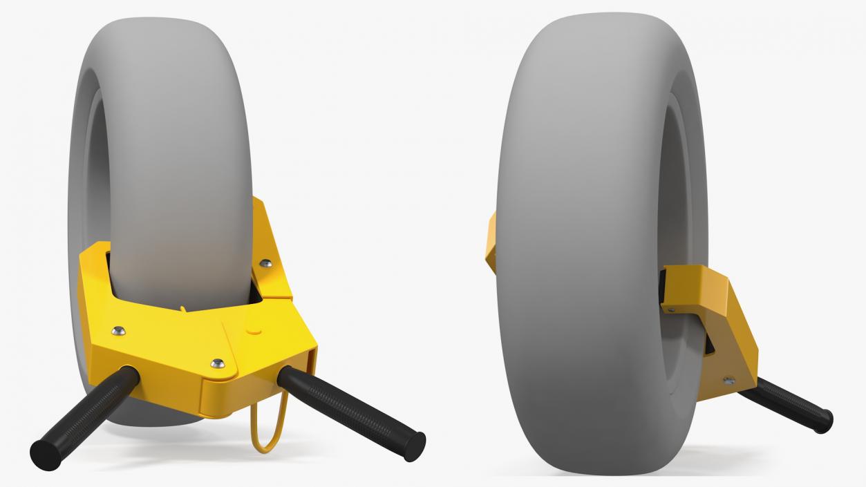 3D Security Tire Claw Boot model