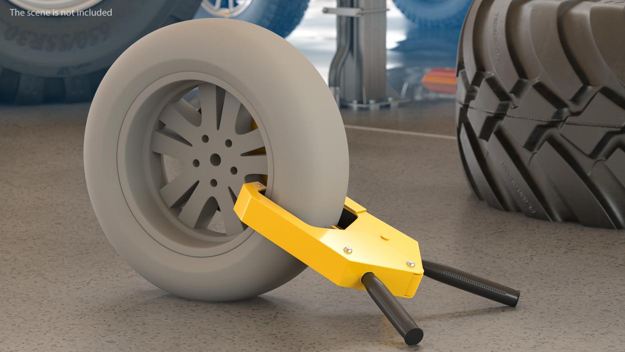 3D Security Tire Claw Boot model