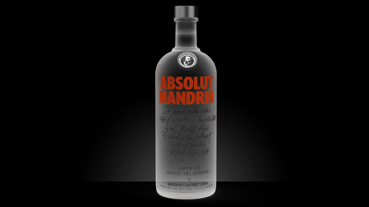 3D Absolut Vodka Mandrin