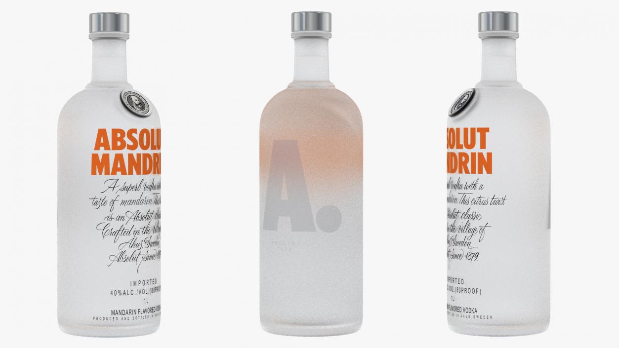 3D Absolut Vodka Mandrin