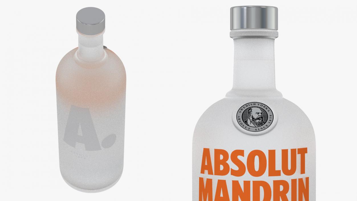 3D Absolut Vodka Mandrin