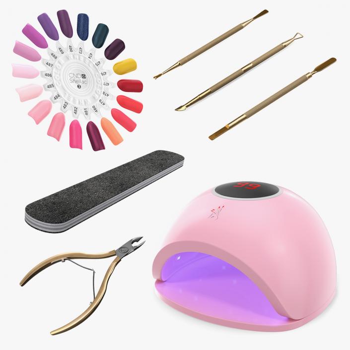 Manicure Tools Collection 5 3D