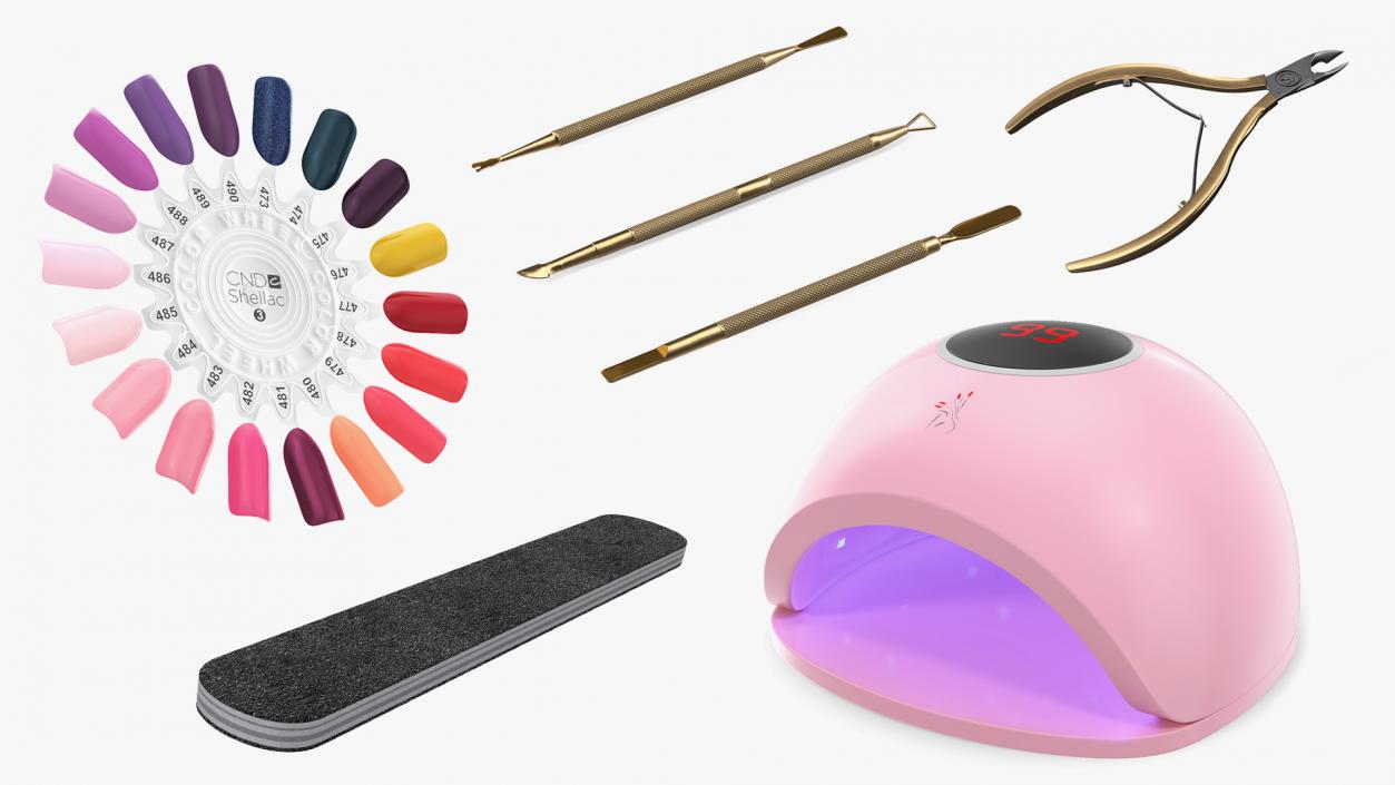 Manicure Tools Collection 5 3D