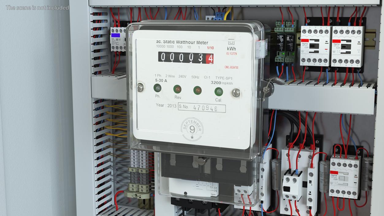 3D model Electric Power Meter