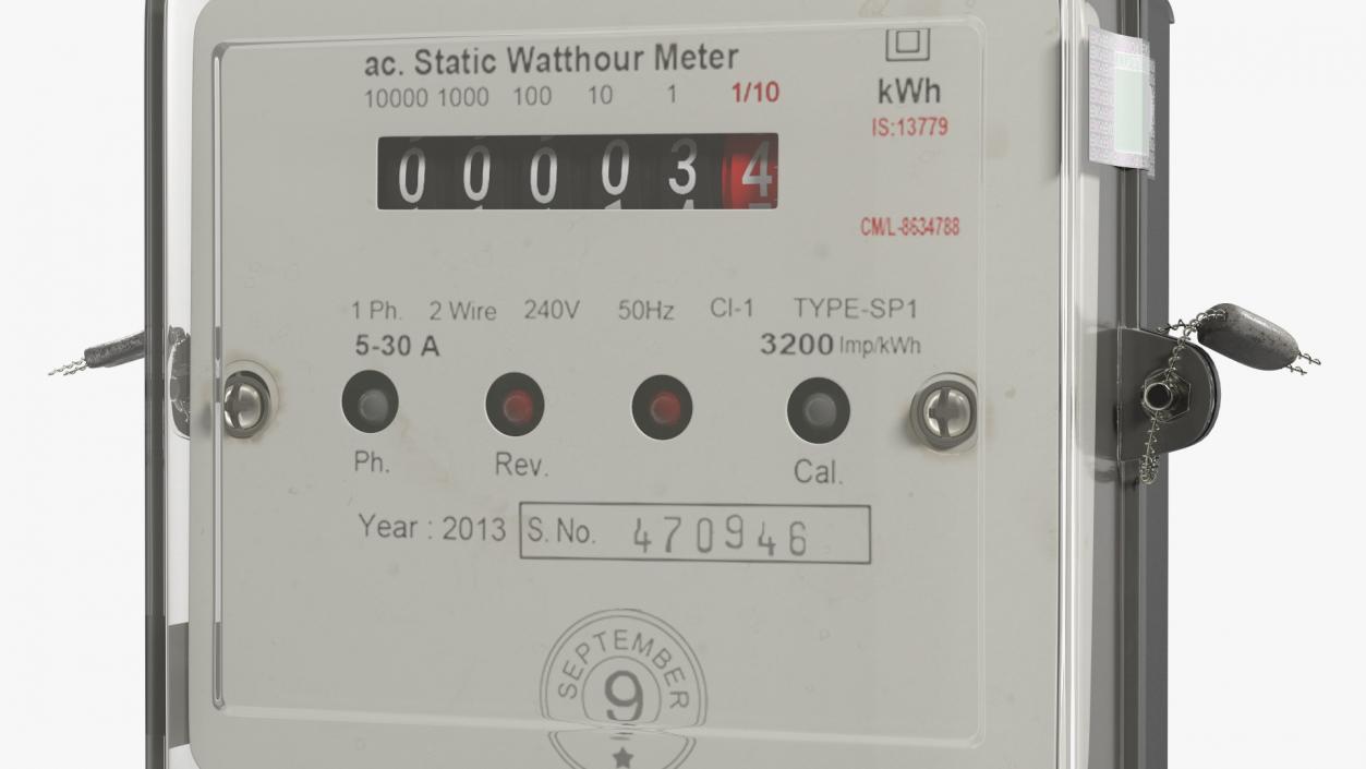 3D model Electric Power Meter