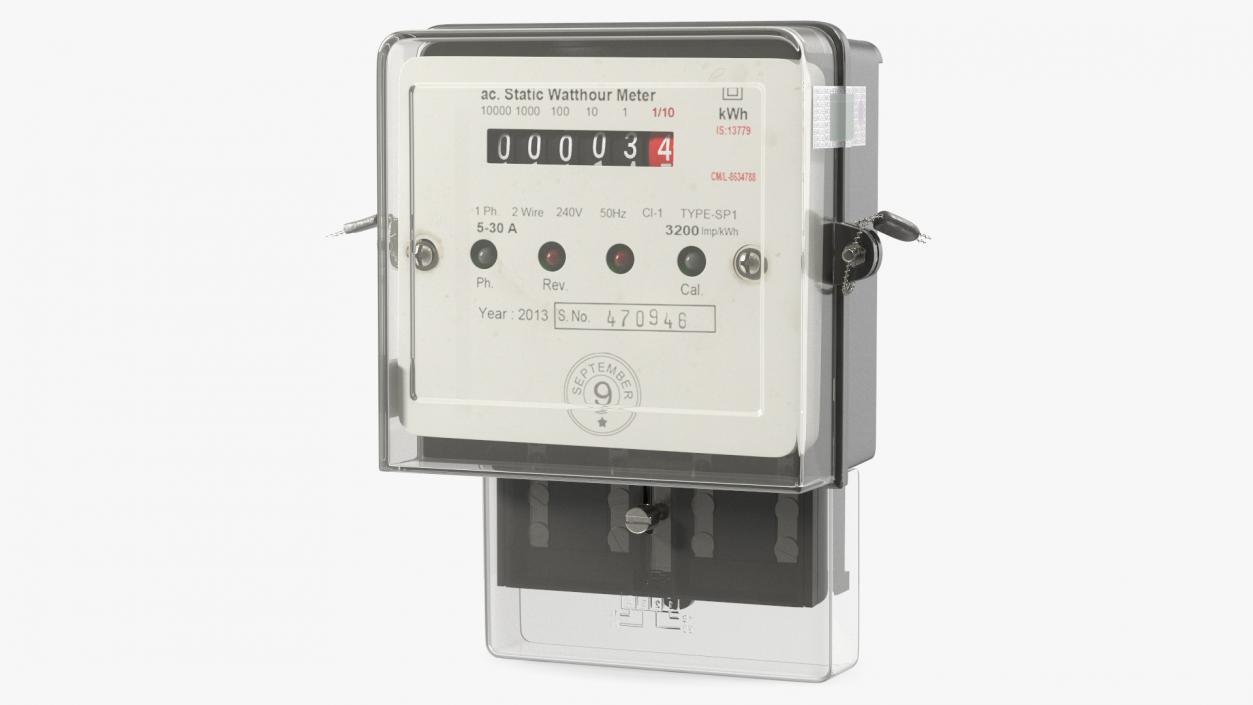 3D model Electric Power Meter