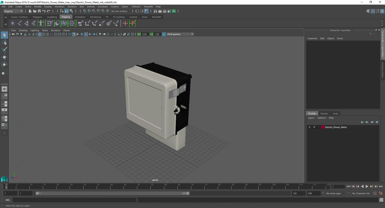 3D model Electric Power Meter