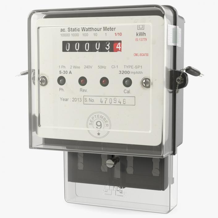 3D model Electric Power Meter