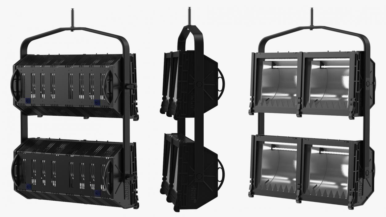 3D Flood Light 4 Cube model