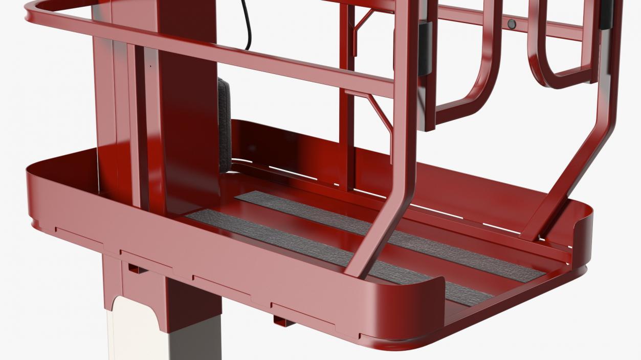 Vertical Mast Lift Working Position New 3D model