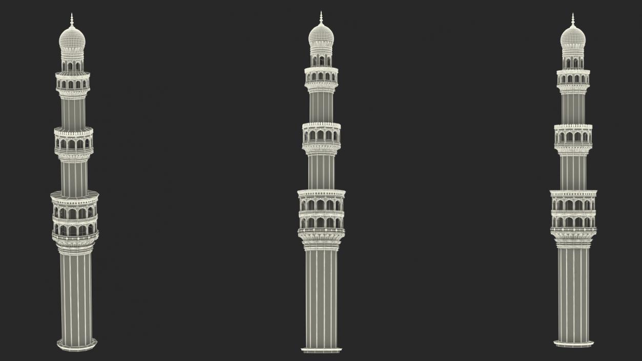 Minaret 3D model