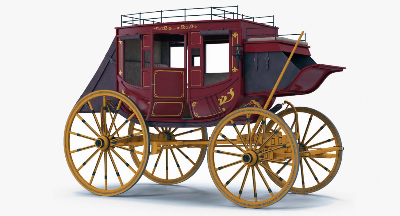 3D model Concord Stagecoach Rigged