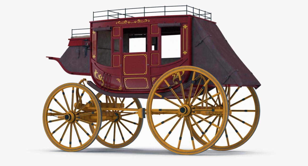 3D model Concord Stagecoach Rigged