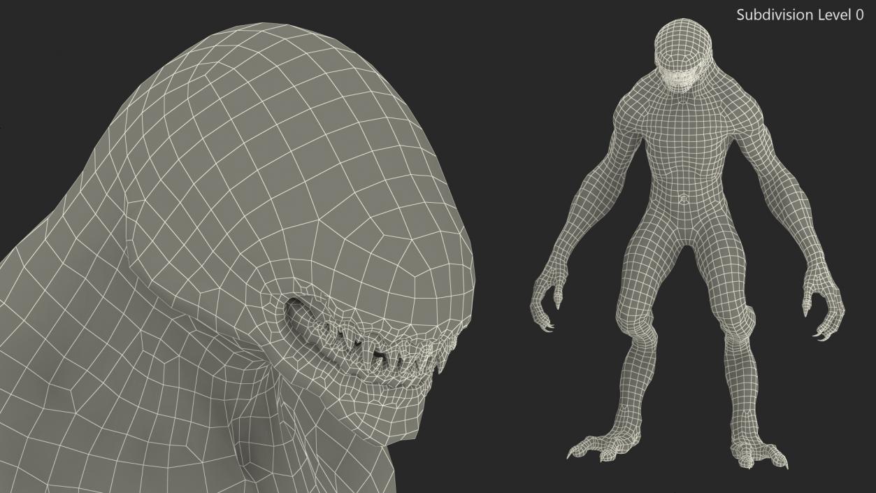 3D model Monster Beast Rigged