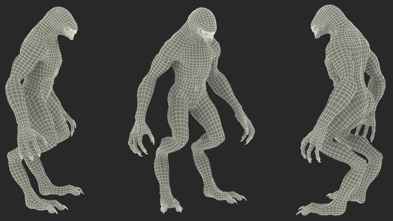 3D model Monster Beast Rigged