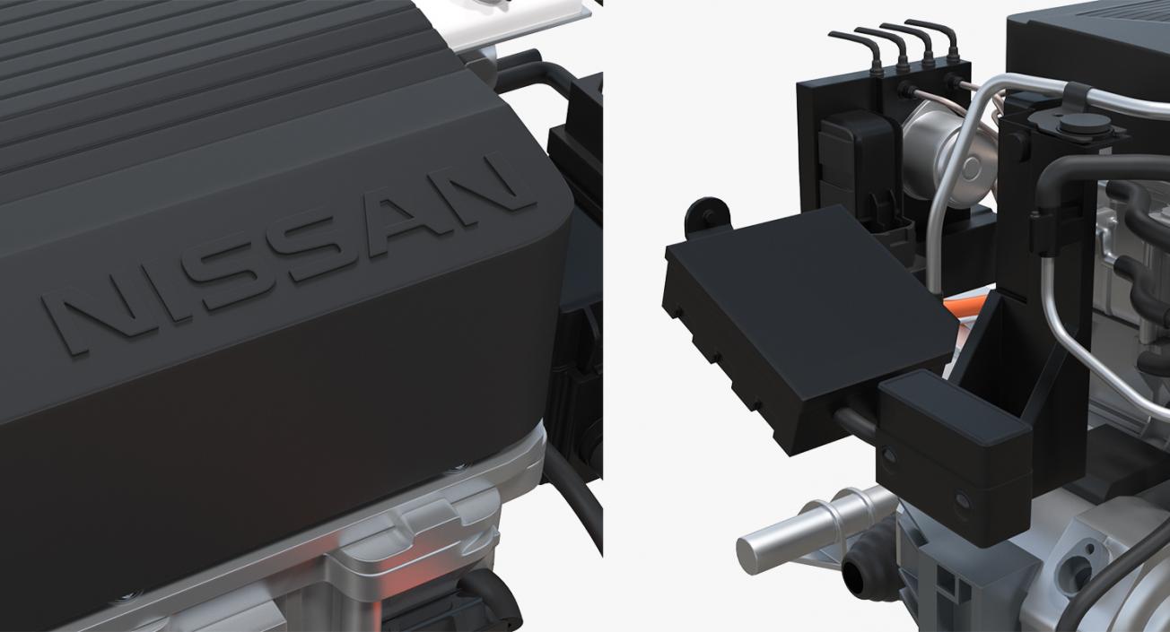 3D Nissan Leaf Engine model