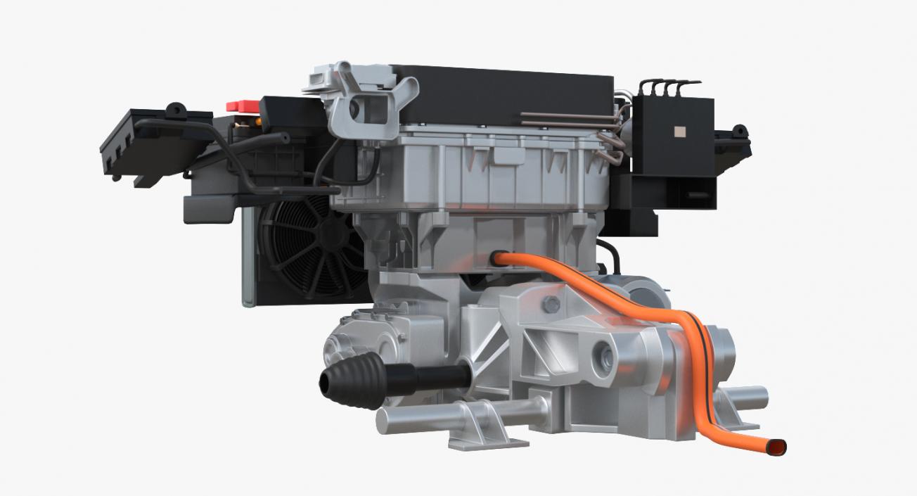 3D Nissan Leaf Engine model