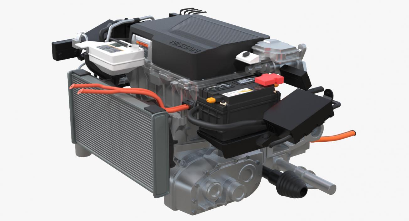 3D Nissan Leaf Engine model