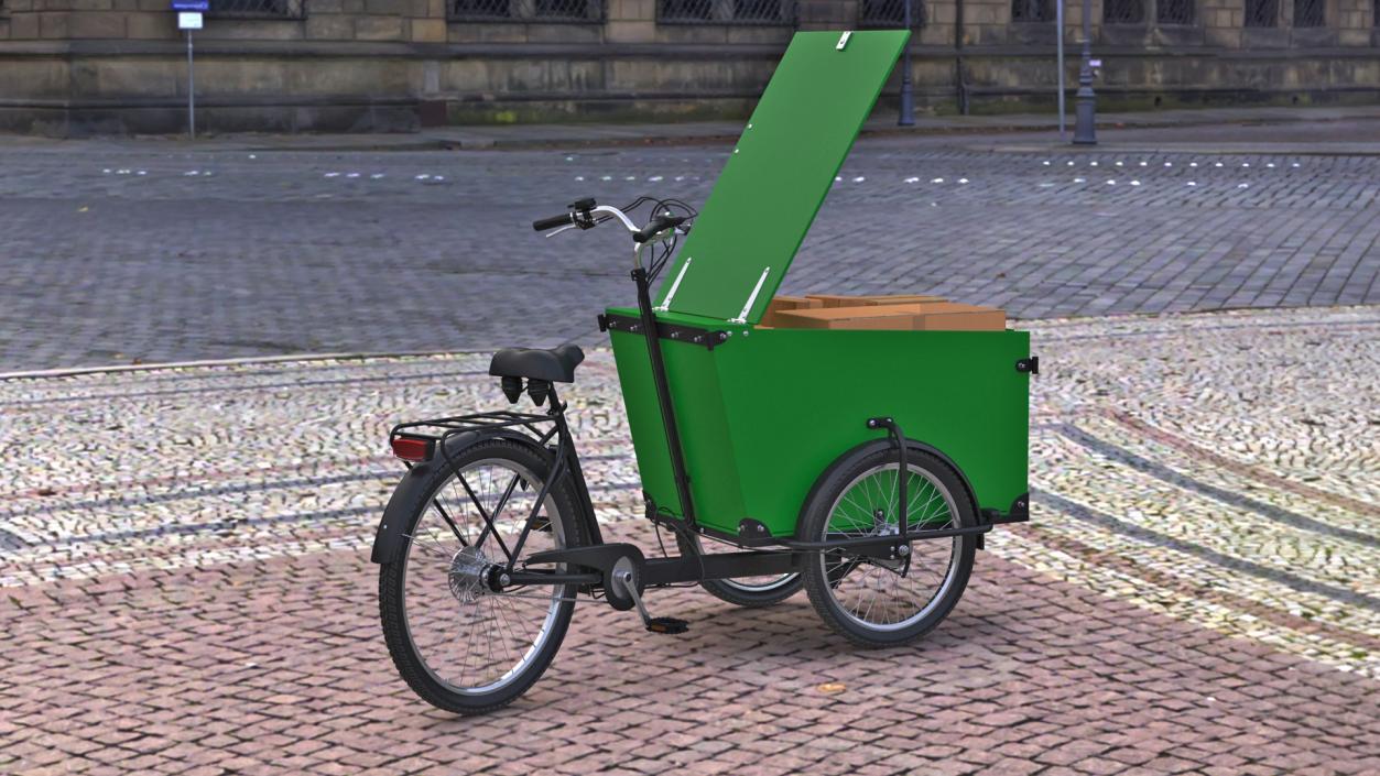 Cargo Bike Rigged 3D