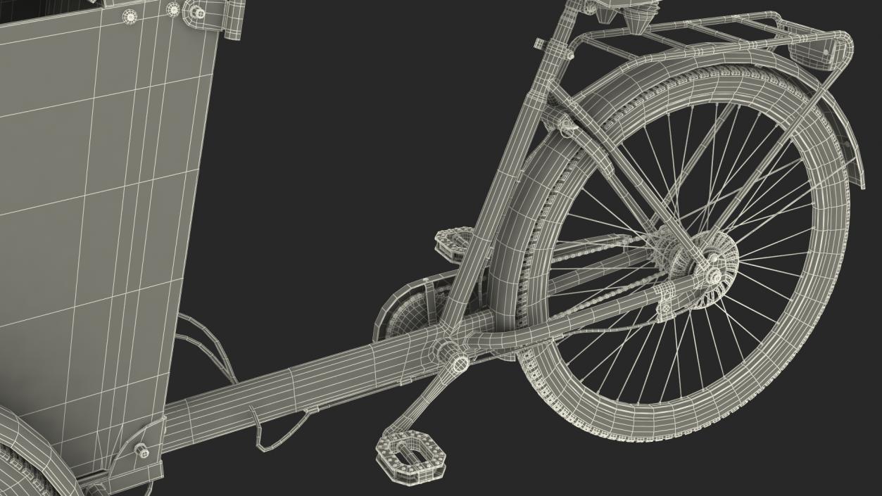 Cargo Bike Rigged 3D