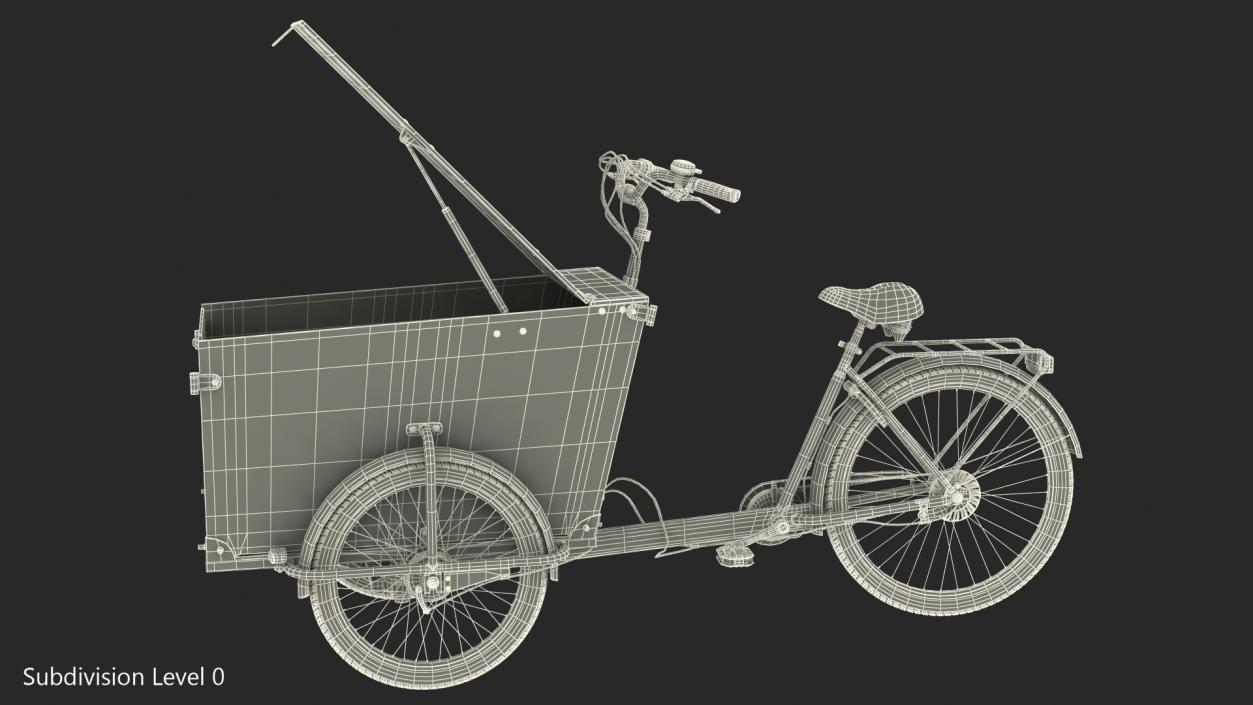 Cargo Bike Rigged 3D