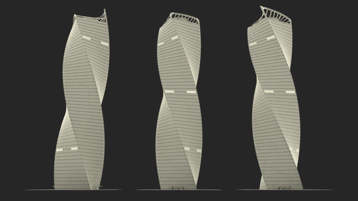 Moscow City Evolution Tower 3D