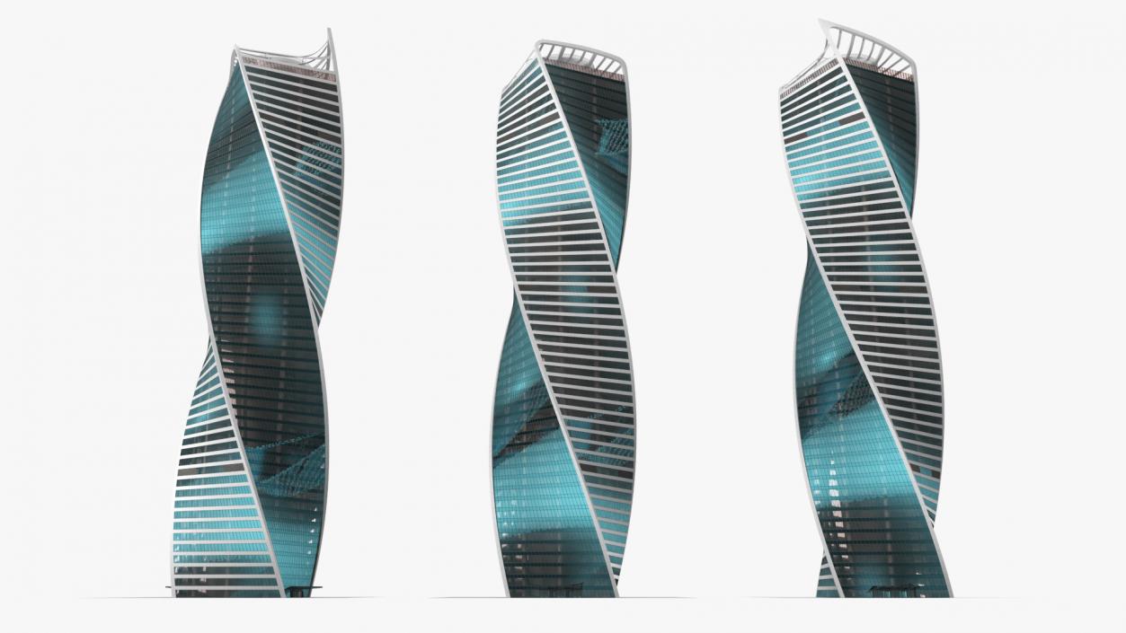 Moscow City Evolution Tower 3D