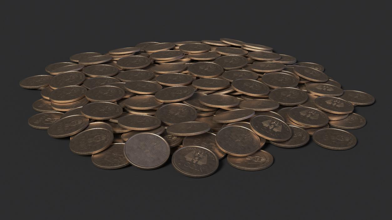 3D model Gold Play Coins