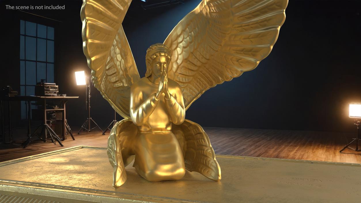 3D model Praying Angel Figure