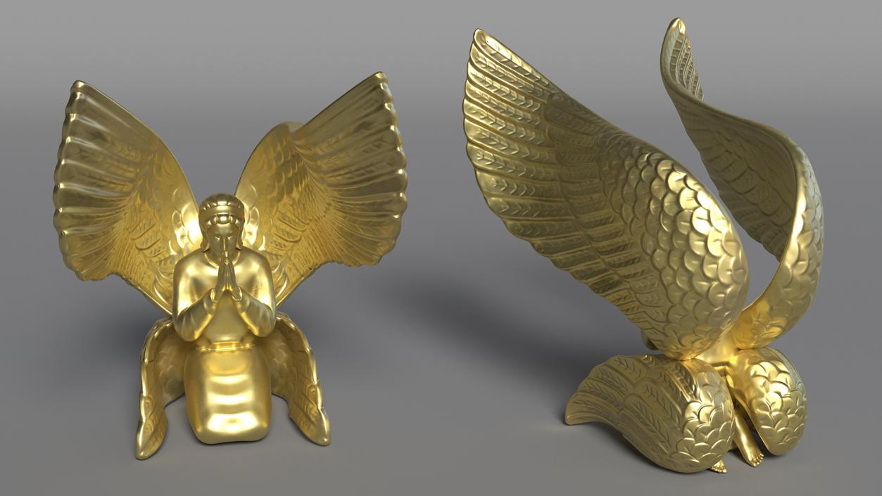 3D model Praying Angel Figure