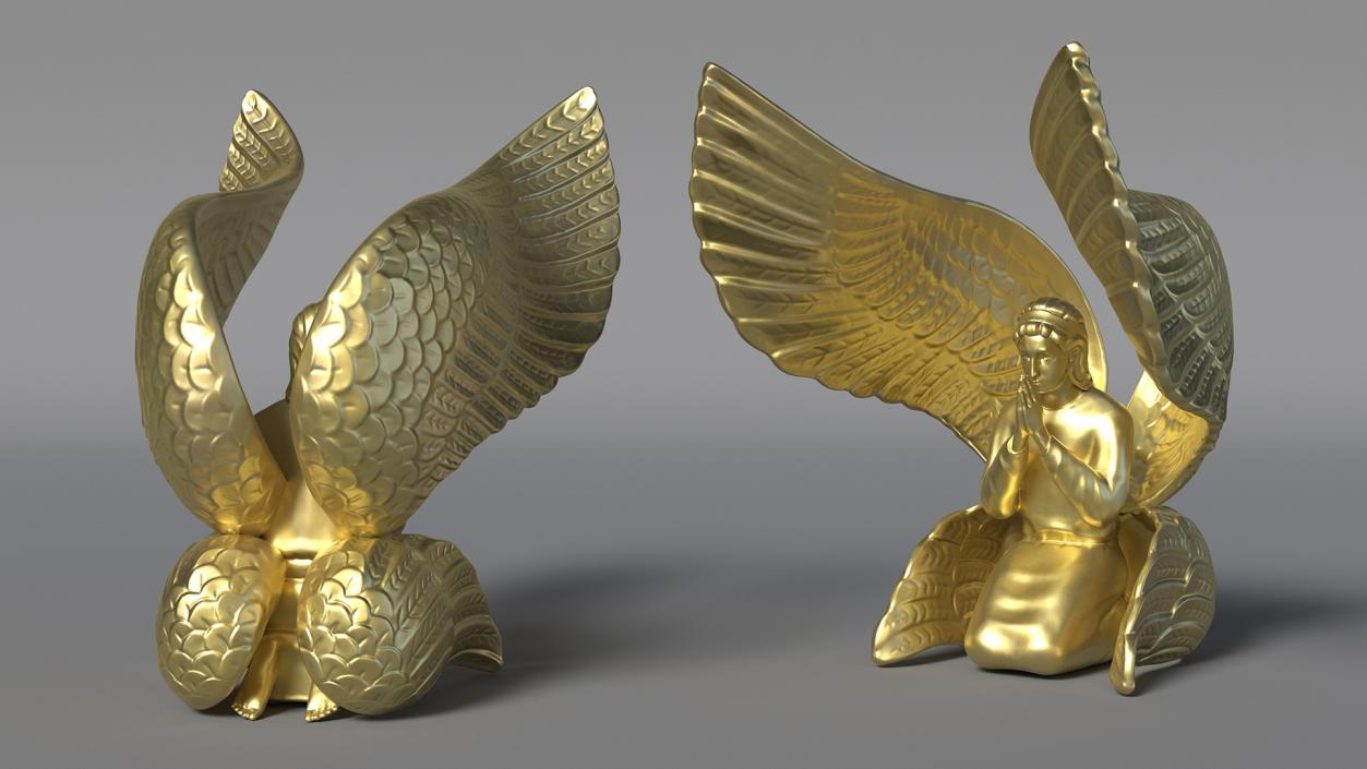 3D model Praying Angel Figure