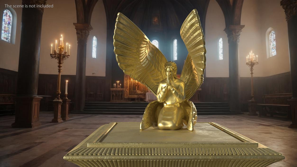 3D model Praying Angel Figure