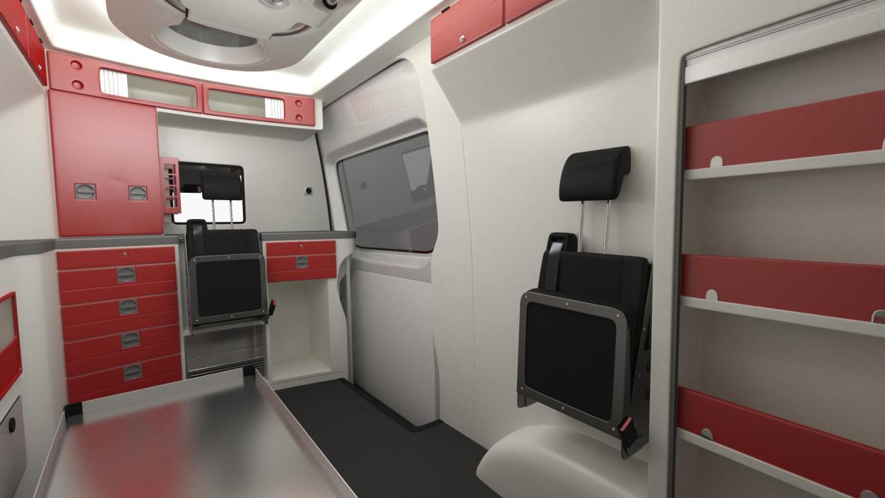 3D Ambulance Van model